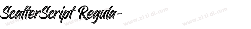 ScalterScript Regula字体转换